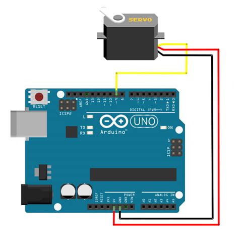 arduino servo motor wiring diagram